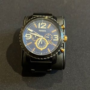 Black Fossil Watch